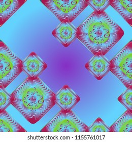 Abstract color seamless pattern for new background.