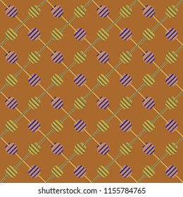 Abstract color seamless pattern for new background.