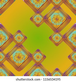 Abstract color seamless pattern for new background.