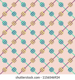 Abstract color seamless pattern for new background.
