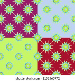 Abstract color seamless pattern for new background.