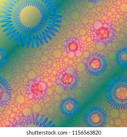 Abstract color seamless pattern for new background.