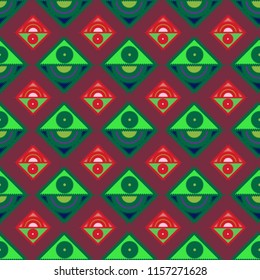 Abstract color seamless pattern for new background.