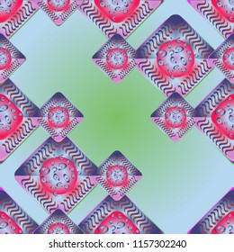 Abstract color seamless pattern for new background.