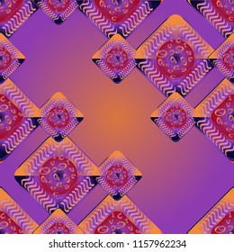 Abstract color seamless pattern for new background.