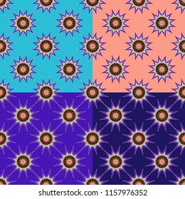 Abstract color seamless pattern for new background.