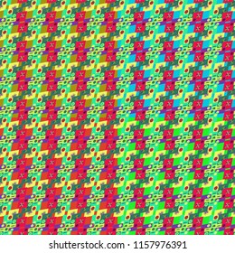 Abstract color seamless pattern for new background.
