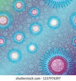 Abstract color seamless pattern for new background.
