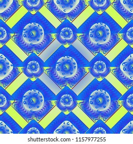 Abstract color seamless pattern for new background.