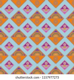 Abstract color seamless pattern for new background.