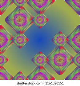 Abstract color seamless pattern for new background.