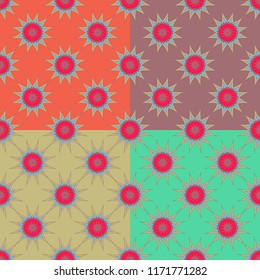 Abstract color seamless pattern for new background.