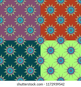 Abstract color seamless pattern for new background.