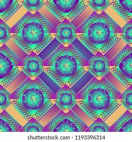 Abstract color seamless pattern for new background.