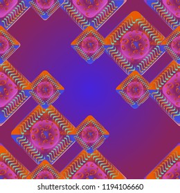 Abstract color seamless pattern for new background.