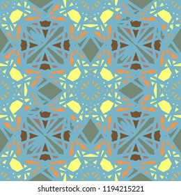 Abstract color seamless pattern for new background.