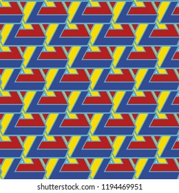 Abstract color seamless pattern for new background.