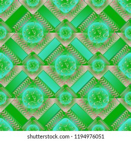 Abstract color seamless pattern for new background.