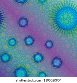 Abstract color seamless pattern for new background.