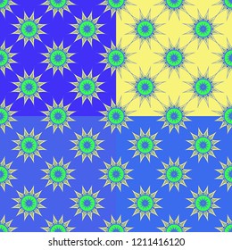 Abstract color seamless pattern for new background.