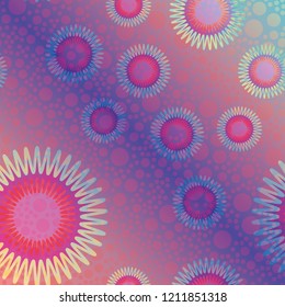 Abstract color seamless pattern for new background.