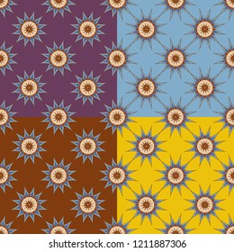 Abstract color seamless pattern for new background.