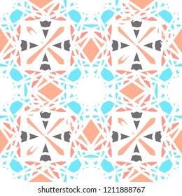Abstract color seamless pattern for new background.