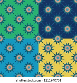 Abstract color seamless pattern for new background.