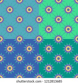 Abstract color seamless pattern for new background.