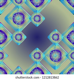 Abstract color seamless pattern for new background.