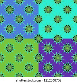 Abstract color seamless pattern for new background.