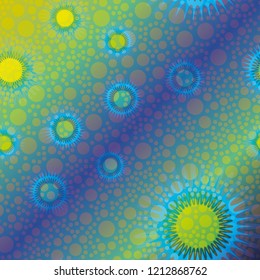 Abstract color seamless pattern for new background.