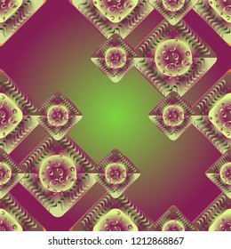 Abstract color seamless pattern for new background.