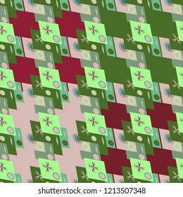 Abstract color seamless pattern for new background.
