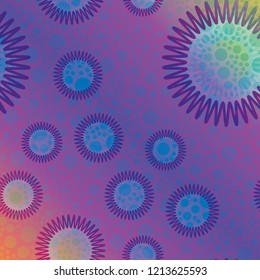 Abstract color seamless pattern for new background.