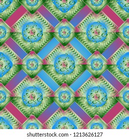 Abstract color seamless pattern for new background.
