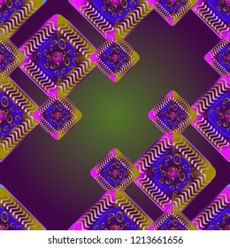 Abstract color seamless pattern for new background.
