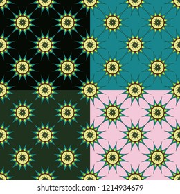Abstract color seamless pattern for new background.