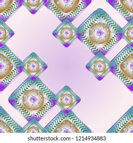 Abstract color seamless pattern for new background.