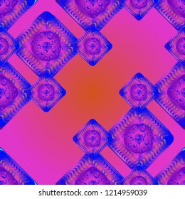 Abstract color seamless pattern for new background.