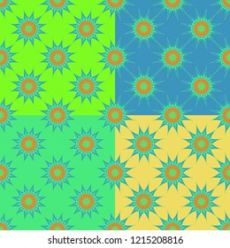 Abstract color seamless pattern for new background.