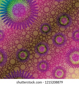 Abstract color seamless pattern for new background.