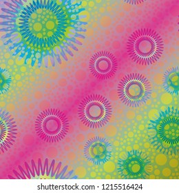 Abstract color seamless pattern for new background.