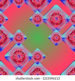 Abstract color seamless pattern for new background.