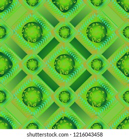Abstract color seamless pattern for new background.