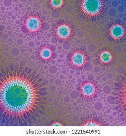 Abstract color seamless pattern for new background.