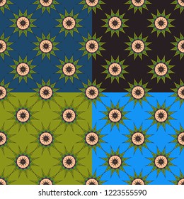 Abstract color seamless pattern for new background.