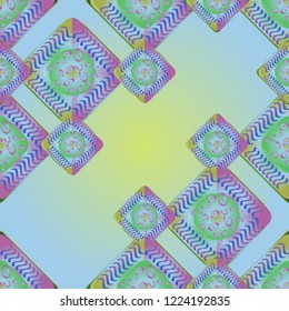 Abstract color seamless pattern for new background.