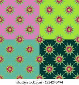 Abstract color seamless pattern for new background.