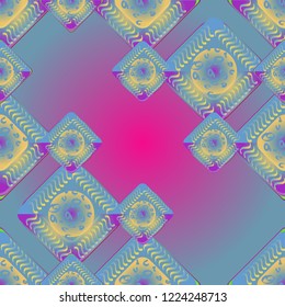 Abstract color seamless pattern for new background.